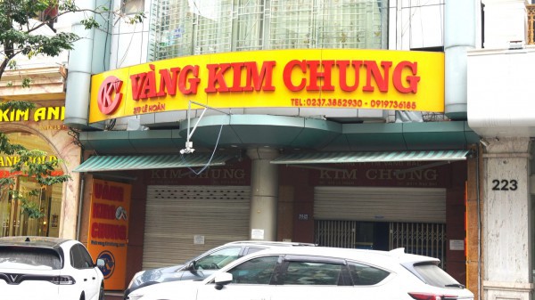 Tiệm vàng Kim Chung ở Thanh Hóa vẫn đang nghỉ bán hàng