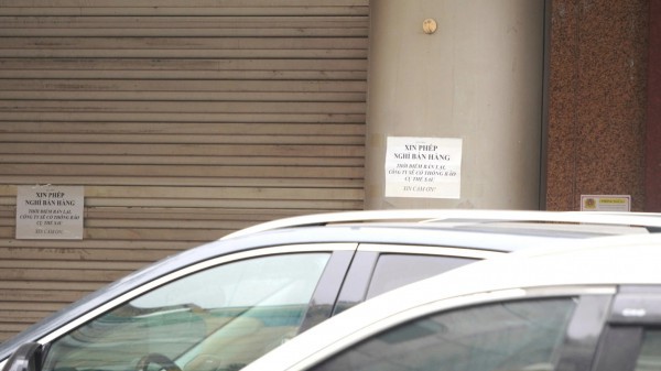 Tiệm vàng Kim Chung ở Thanh Hóa vẫn đang nghỉ bán hàng