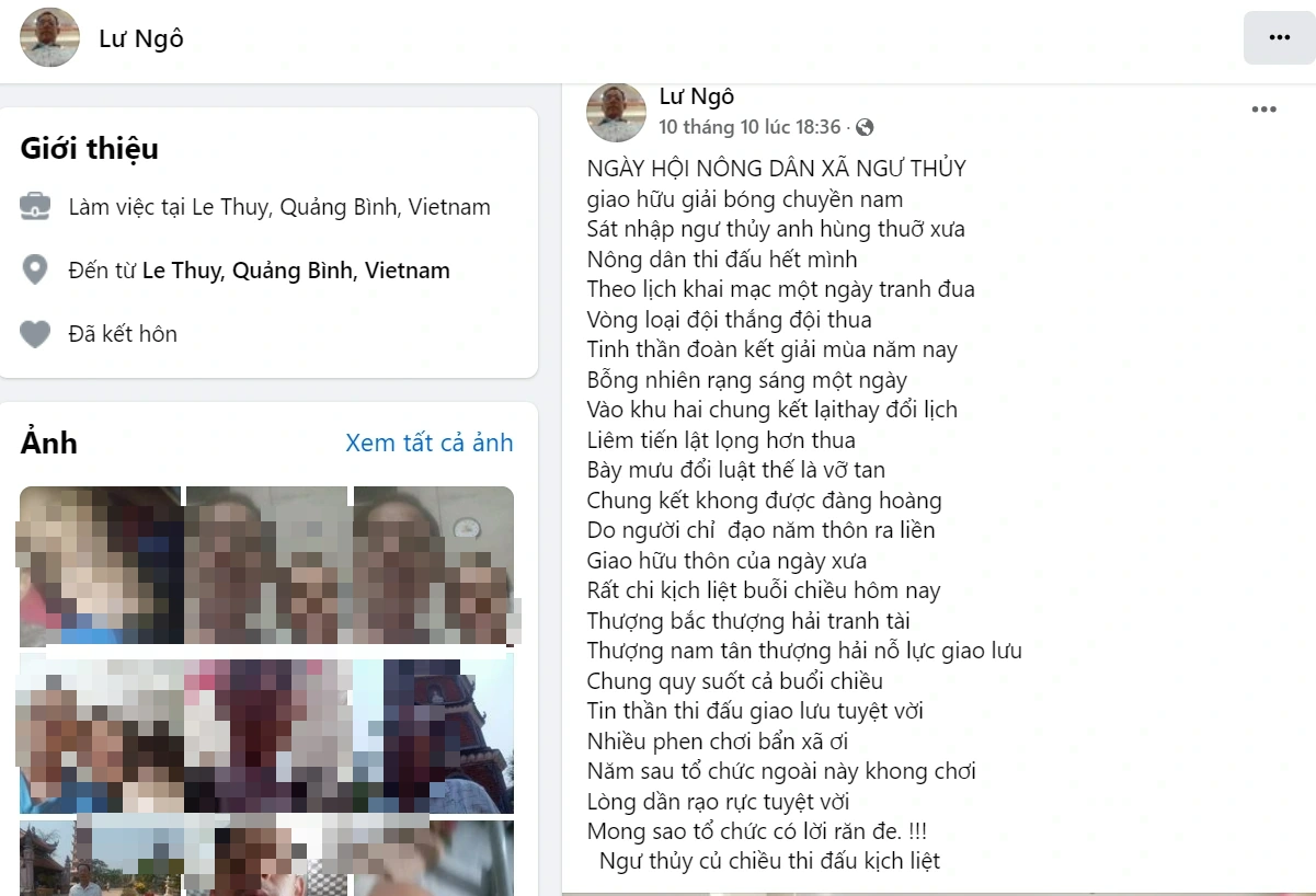 Vụ bị hành hung do làm thơ đăng Facebook: Sẽ xử nghiêm