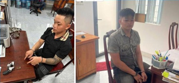 Đồng Nai: Bắt quả tang 2 thanh niên mang súng đi uống cà phê