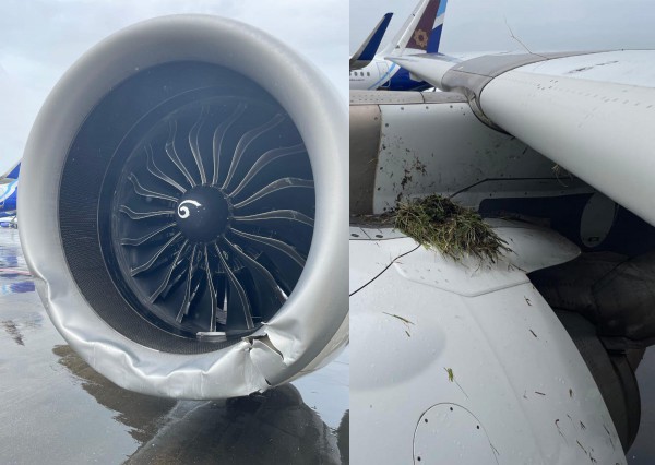 Máy bay Air India trượt khỏi đường băng do mưa lớn Máy bay Air India trượt khỏi đường băng do mưa lớn