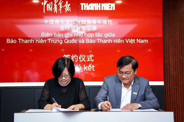 Đoàn đại biểu Báo Thanh Niên thăm và làm việc tại Bắc Kinh