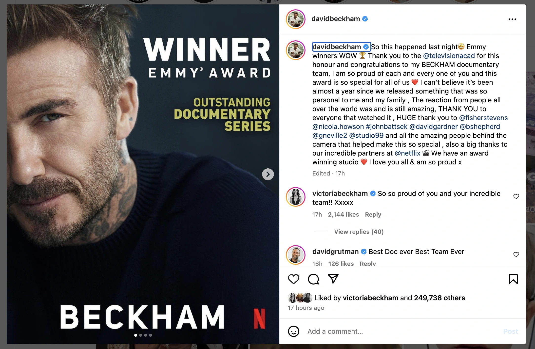 David Beckham nhận vinh dự lớn