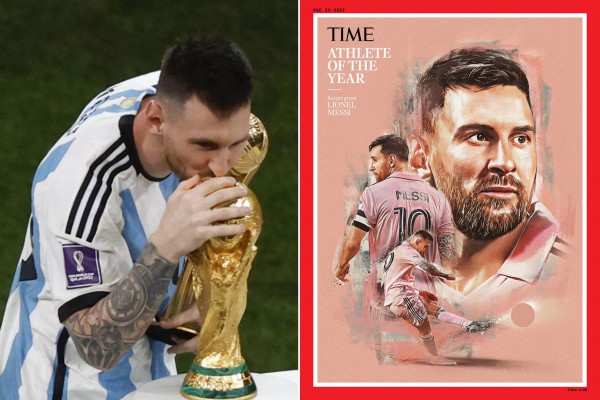 Tạp chí Time chọn Lionel Messi là VĐV tiêu biểu của năm