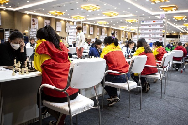 Thắng đậm Uzbekistan, tuyển nữ cờ vua Việt Nam có cuộc tái ngộ thú vị ở Olympiad
