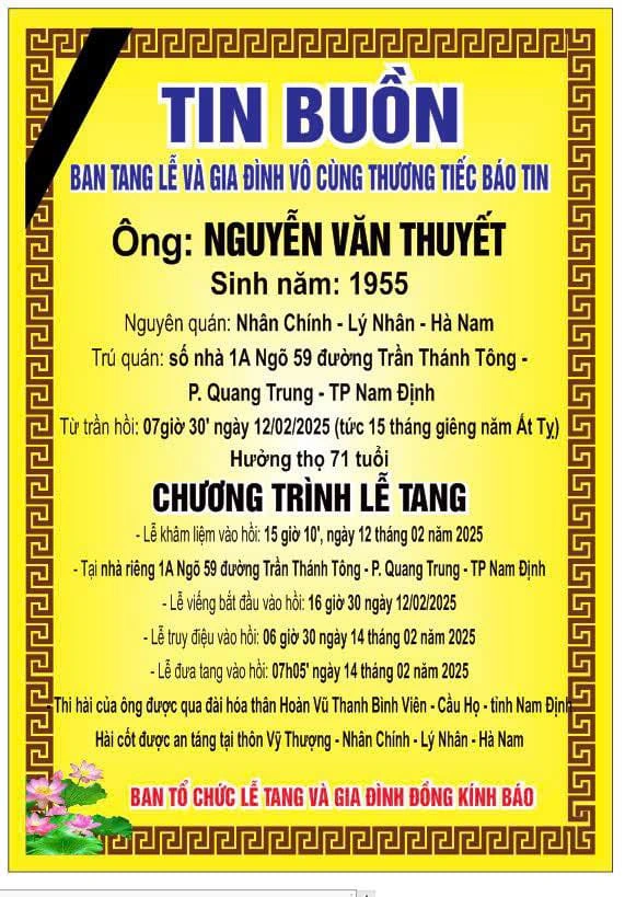 Vĩnh biệt ông Nguyễn Văn Thuyết: Tay trống huyền thoại của bóng đá Nam Định và Việt Nam!