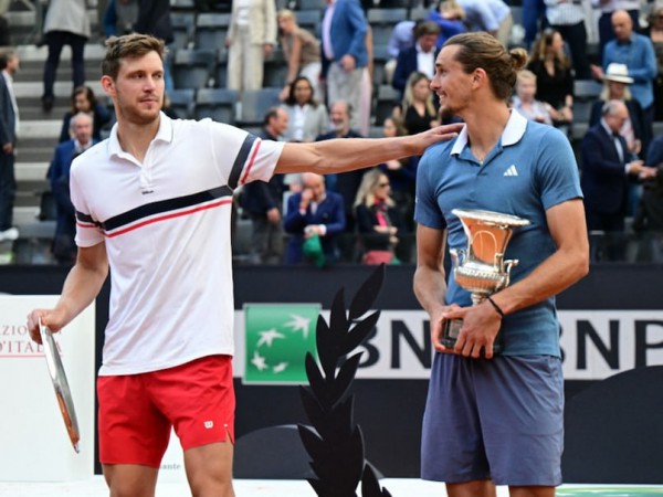 ”Hoàng tử nước Đức” Zverev đăng quang Rome Masters 2024