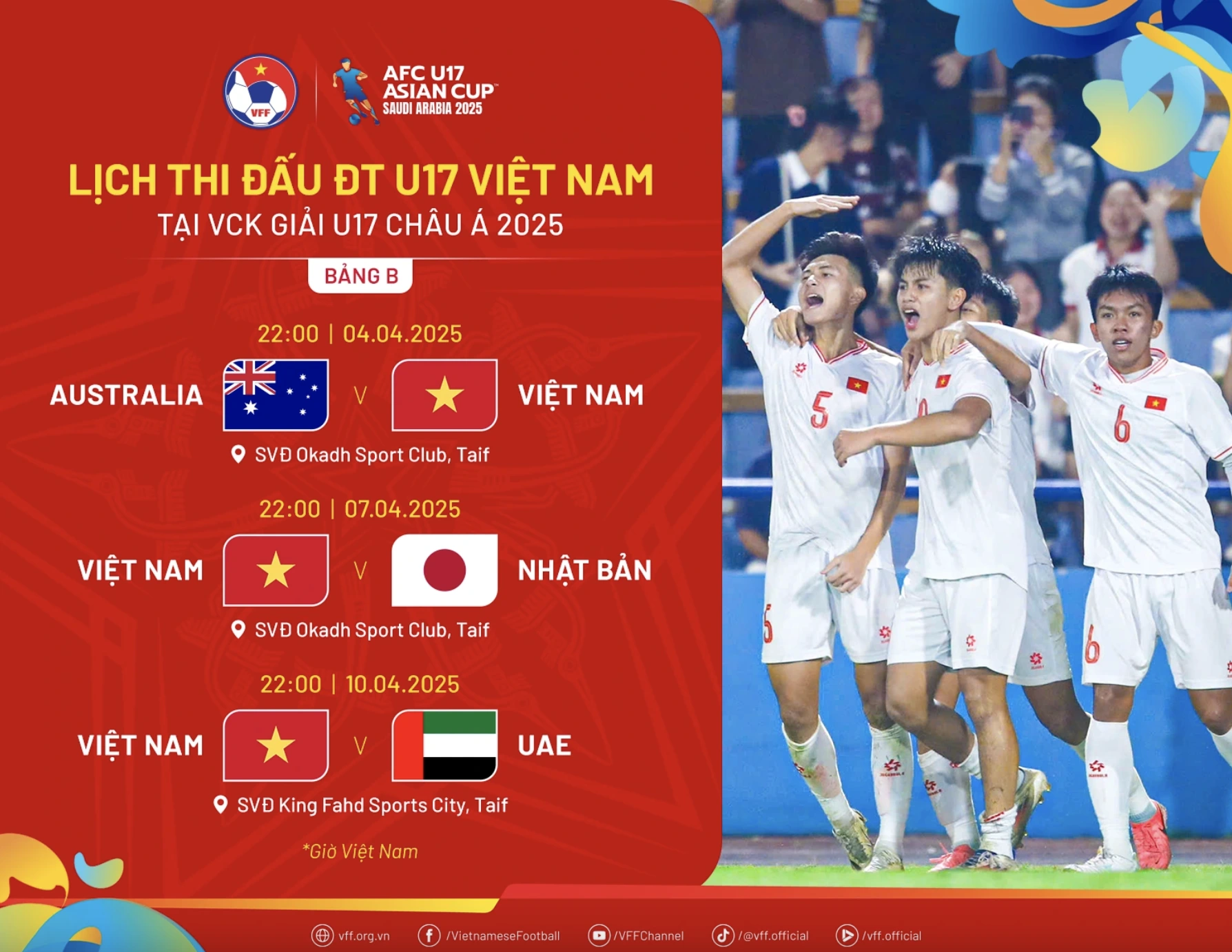 U.17 Việt Nam gặp đối thủ nào ở giải châu Á: Lịch thi đấu cực U.17 Việt Nam gặp đối thủ nào ở giải châu Á: Lịch thi đấu cực