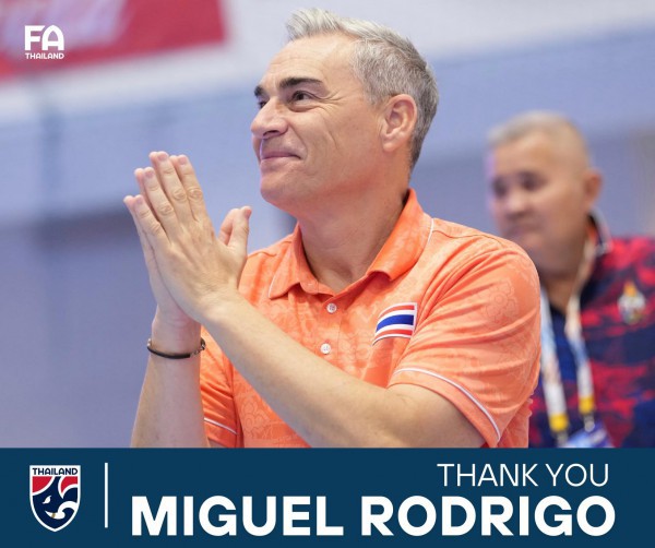 Đội tuyển futsal Thái Lan thua sốc, mất HCV vào tay Indonesia: HLV Miguel Rodrigo từ chức