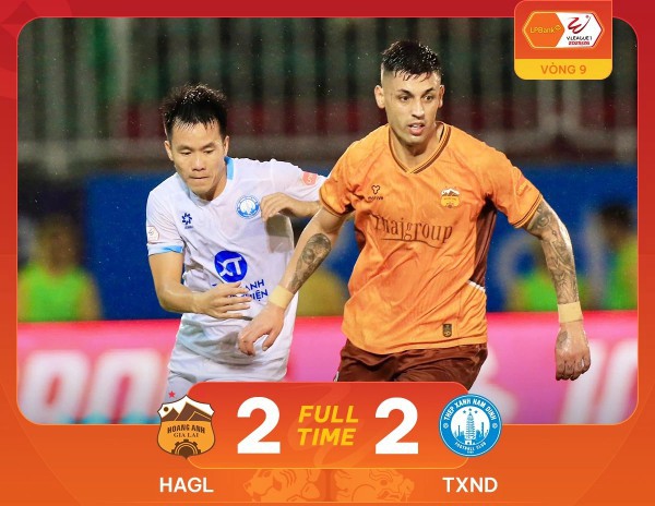 Bảng xếp hạng V-League mới nhất: CLB CAHN bám đuổi quyết liệt ngôi đầu, HAGL không còn chạm đáy