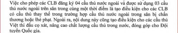 Các CLB bất ngờ ‘quay xe’: Rút đề xuất dùng 4 ngoại binh cùng lúc, thay vào đó là… Các CLB bất ngờ ‘quay xe’: Rút đề xuất dùng 4 ngoại binh cùng lúc, thay vào đó là…