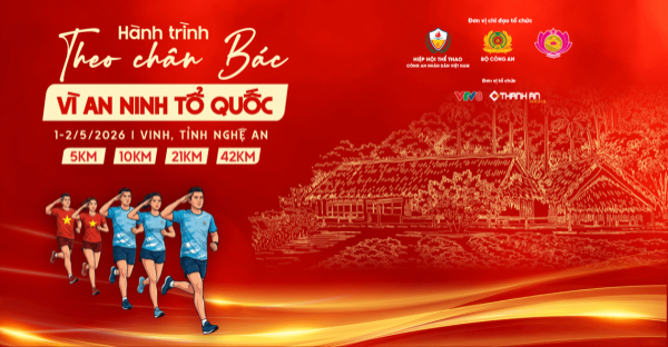 Gần 700 chiến sĩ công an cùng hàng nghìn VĐV tranh tài giải chạy ý nghĩa tại Nghệ An