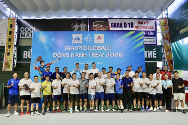 Giải pickleball thắt chặt tình cảm giữa những người cống hiến cho giải TNSV THACO cup 2026