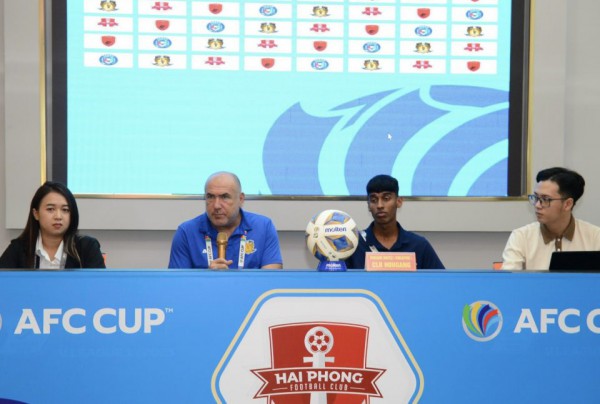 HLV Chu Đình Nghiêm: "Hải Phòng sẽ nỗ lực giành chiến thắng trước khi chia tay AFC Cup"