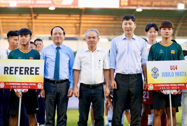 HLV Kim chứng kiến cháu của Văn Toàn ghi bàn, U.14 HAGL thắng đẹp U.14 Jubilo Iwata