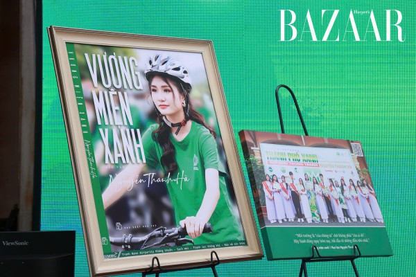 Hoa hậu Thanh Hà mang thông điệp hòa bình - môi trường đến 