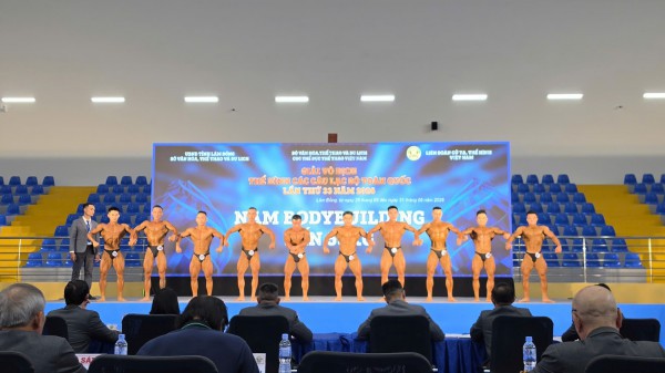 Hơn 300 VĐV tham dự giải vô địch thể hình tại Đà Lạt
