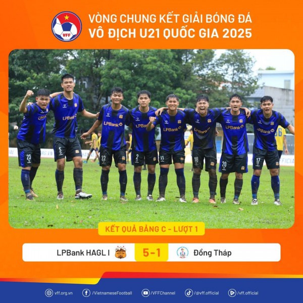 Nay Di Đan cùng đồng đội tỏa sáng, U.21 HAGL thắng đậm