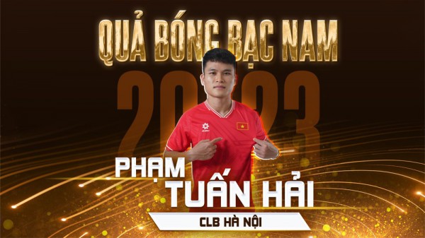 Nguyễn Hoàng Đức, Trần Thị Kim Thanh, Phạm Đức Hoà giành Quả bóng Vàng Việt Nam 2023