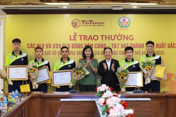 T&T Group tài trợ lớn, Hiệp hội Thể thao CAND hướng ra đấu trường quốc tế