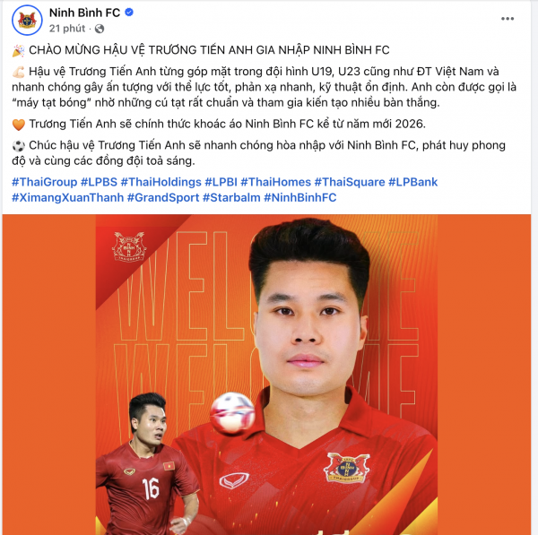 Thể Công Viettel tạo điều kiện cho Tiến Anh gia nhập 