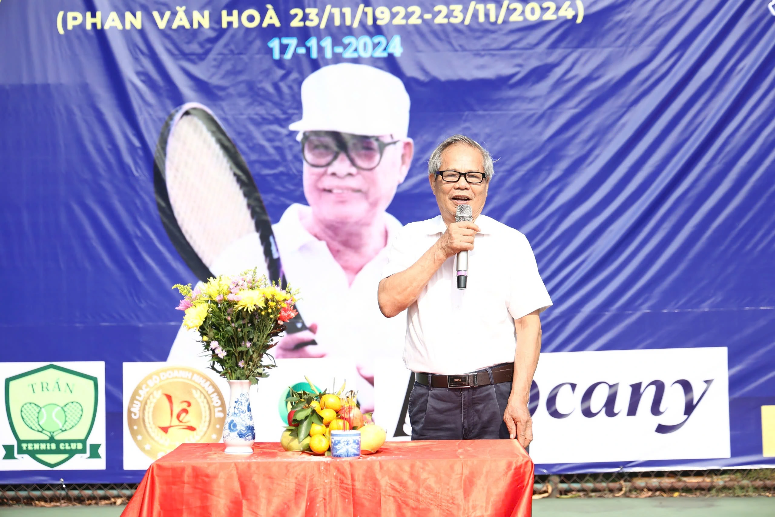 Tranh tài hấp dẫn tại giải tennis kỷ niệm ngày sinh cố Thủ tướng Võ Văn Kiệt