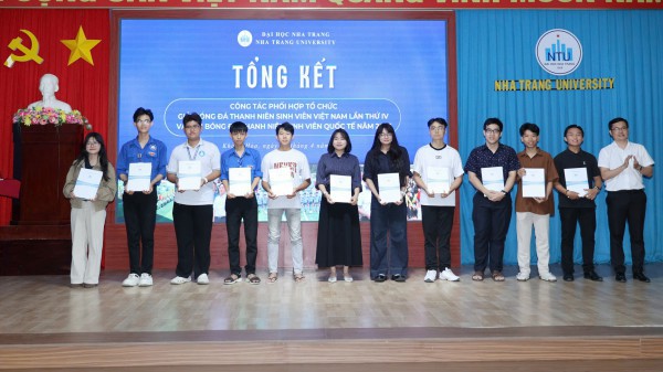 Trường ĐH Nha Trang khép lại giải TNSV THACO cup 2026, ngày tổng kết giàu cảm xúc