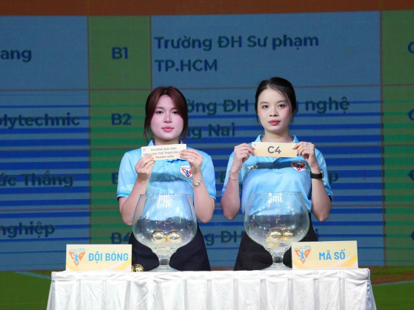 Xác định 3 bảng đấu của VCK giải bóng đá Thanh Niên sinh viên Việt Nam 2026