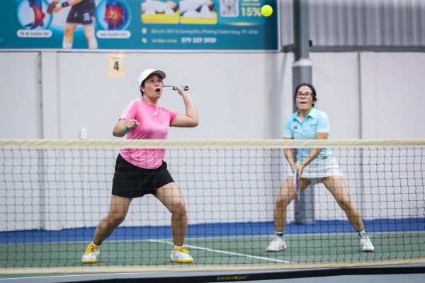Đôi nữ Báo Thanh Niên đoạt HCĐ giải pickleball Hội Nhà báo Việt Nam