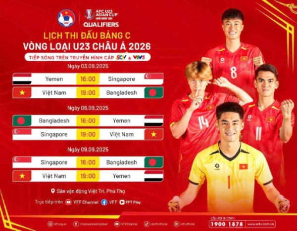 SCTV đồng hành cùng U23 Việt Nam chinh phục giấc mơ châu Á