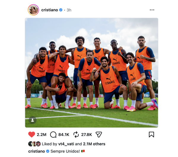 Ronaldo lên tiếng giữa cơn bão nội bộ đội tuyển Bồ Đào Nha xung đột dữ dội