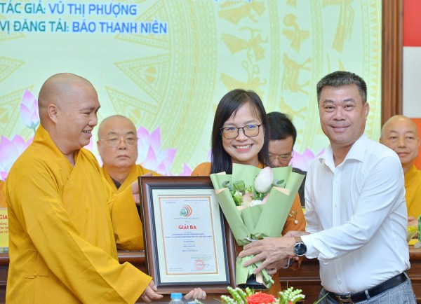 Báo Thanh Niên đoạt 2 giải báo chí Phật giáo toàn quốc năm 2025