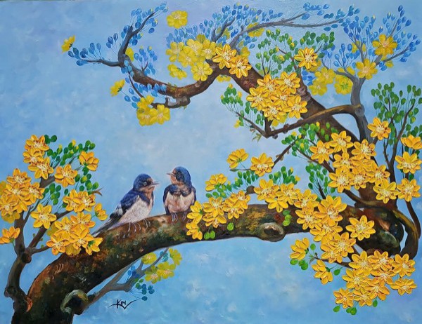 Chiêm nghiệm sự nở rộ, tàn phai và tái sinh trong tranh của họa sĩ Trương Kim Chiêm nghiệm sự nở rộ, tàn phai và tái sinh trong tranh của họa sĩ Trương Kim