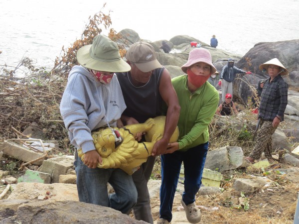 Di tích Sa Huỳnh hư hại vì bão