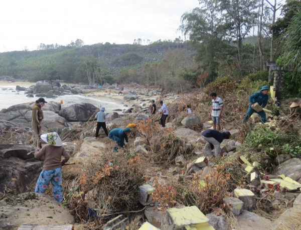 Di tích Sa Huỳnh hư hại vì bão