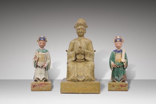 Gốm Sài Gòn xưa kể chuyện: Khám phá bộ tượng thờ 3 quyền năng thiên, địa, thủy