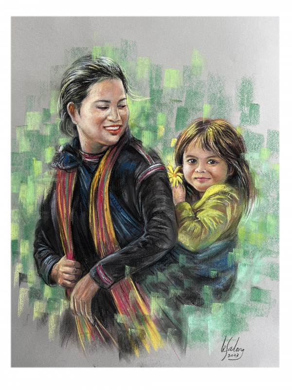 Họa sĩ Lê Sa Long công bố bộ ký họa hoành tráng Họa sĩ Lê Sa Long công bố bộ ký họa hoành tráng