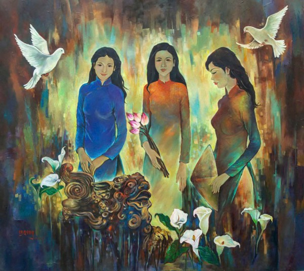 Họa sĩ Văn Y với triển lãm tranh ‘Dạ lai hương’