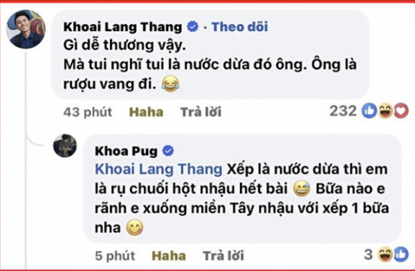 Khoai Lang Thang, Khoa Pug lên tiếng khi bị kéo vào ồn ào 