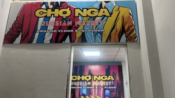 Lý do chợ Nga tại trung tâm Sài Gòn chưa hoạt động