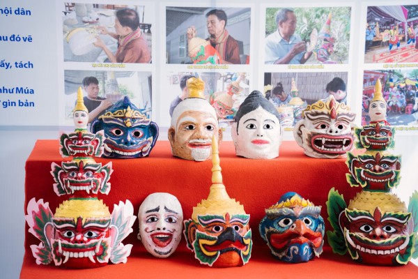 Nghề làm mão, mặt nạ của đồng bào Khmer là di sản văn hóa phi vật thể