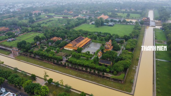 Nhìn lại toàn bộ hệ thống Hoàng thành Huế sau đợt lũ lụt lịch sử