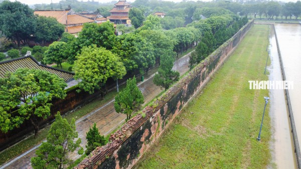Nhìn lại toàn bộ hệ thống Hoàng thành Huế sau đợt lũ lụt lịch sử