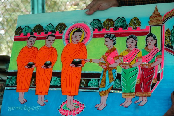 Níu giữ nghề xưa: Nghệ nhân cuối cùng vẽ tranh kiếng của đồng bào Khmer