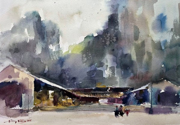 Phố cổ Đồng Văn - chợ đá và nhà trình tường