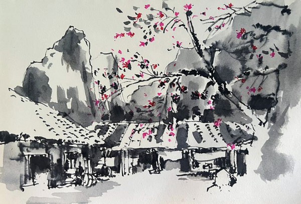 Phố cổ Đồng Văn - chợ đá và nhà trình tường