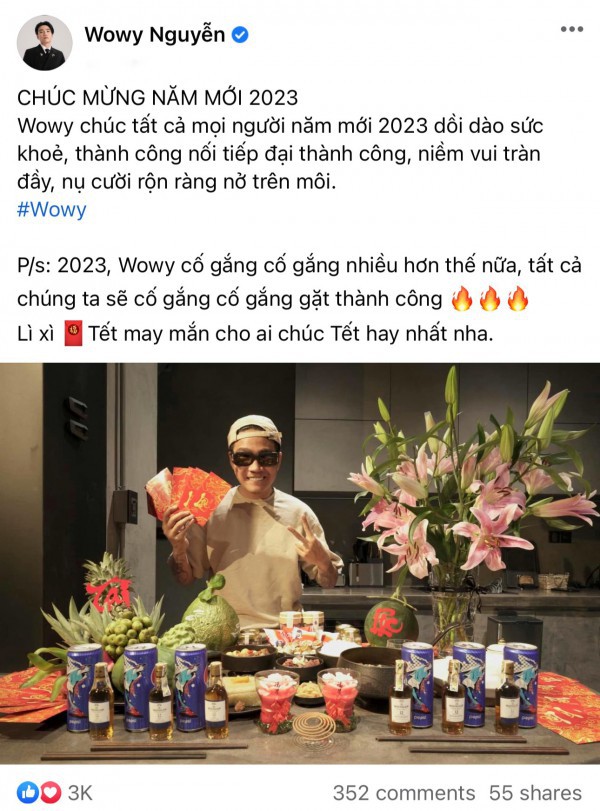 Rapper Wowy gặp fan đầu xuân, hứa hẹn một năm 