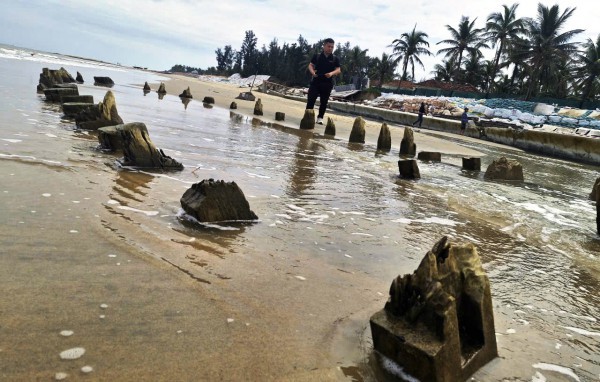 Tàu cổ phát lộ ở bờ biển Hội An: Cảng vụ Hàng hải Đà Nẵng lên tiếng