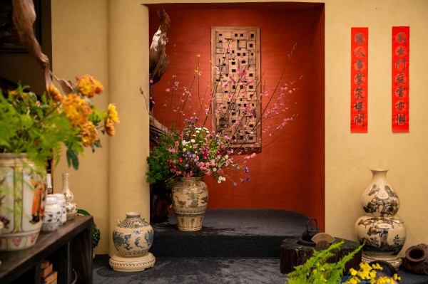 Triển lãm gốm Chu Đậu và nghệ thuật cắm hoa Ikebana