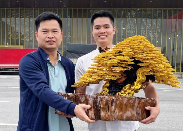 Tuyệt kỹ tạo tác cây cảnh từ dây kim loại